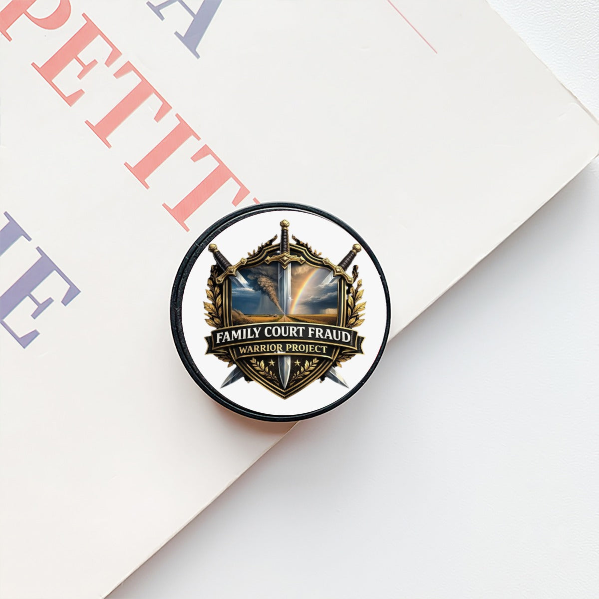 Airbag mobile phone holder