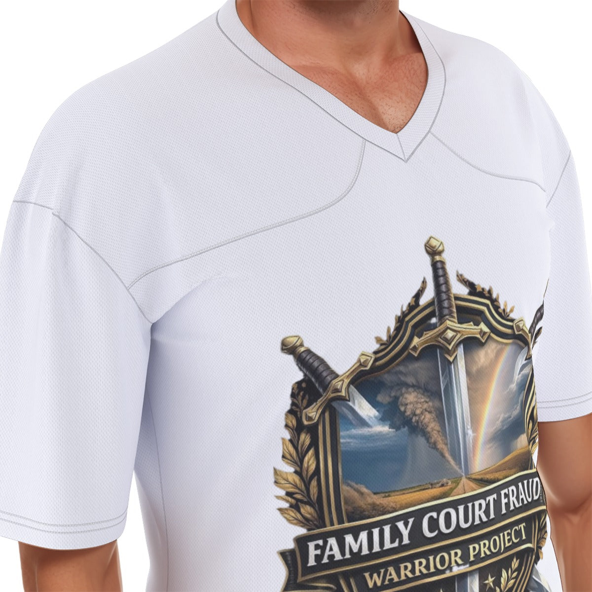 All-Over Print Men's Football  Jersey